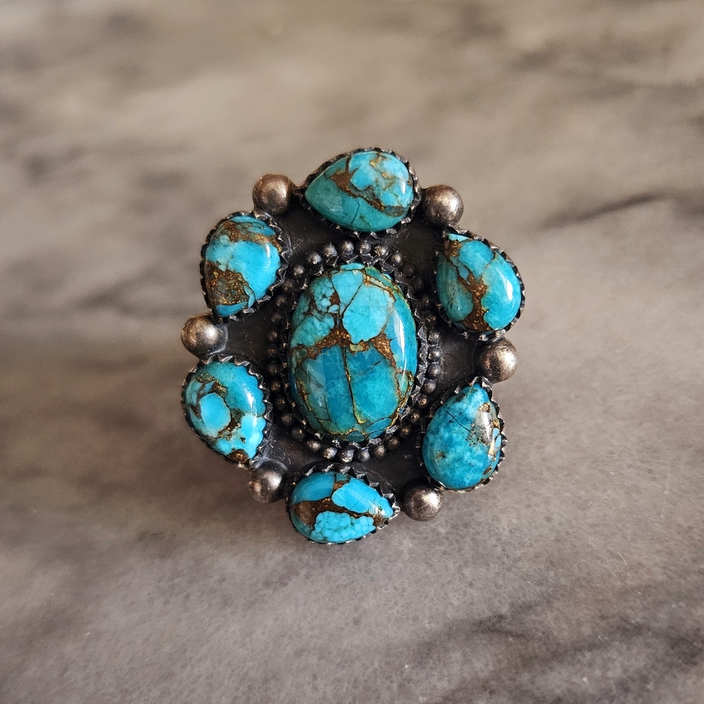 Turquoise Silver Women's Ring